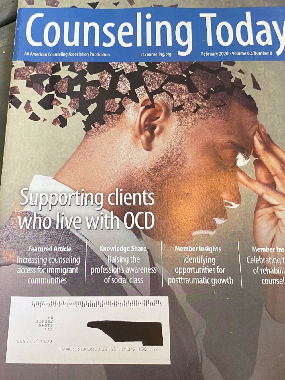 Counseling Today-Supporting clients who live with OCD- Feb. 2020